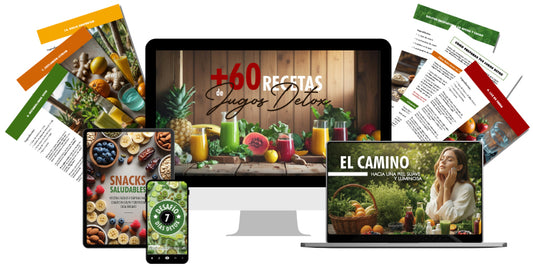Pack Jugos Detox: +60 Recetas y 3 Guías de Regalo